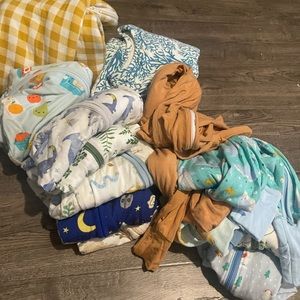 Bundle of bamboo baby clothes